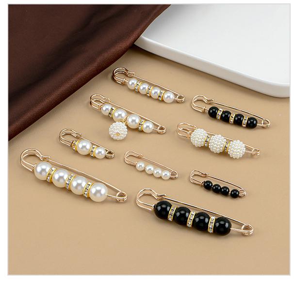 Pants waist cincher, waist cinching pin, anti-exposure brooch, high-end brooch, pin accessory, pearl brooch clasp, a gift for mom or girlfriend