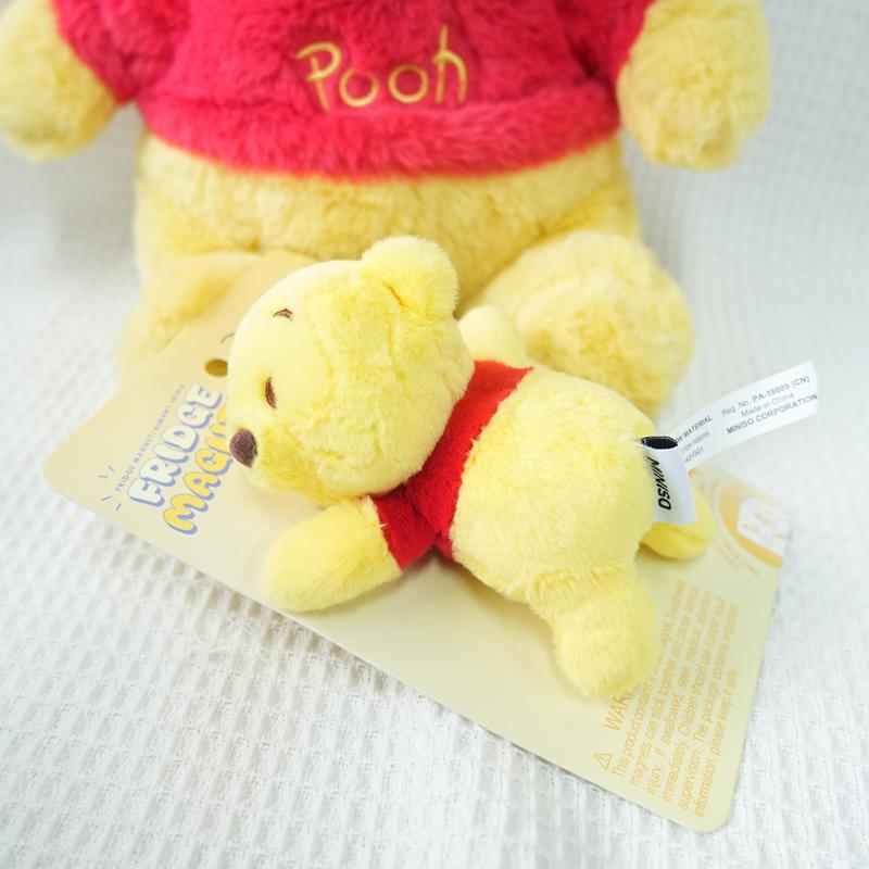 Winnie the Pooh Collection - Plush Refrigerator Magnets, Soft & Adorable Fridge Decor, Cute Kitchen Accessories, Collectible Cartoon Magnets Decoration Gift Magnetic