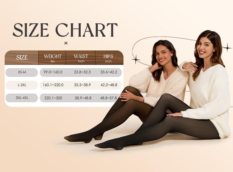 2-Pack (Same & Mixed Colors) Tournesol Fleece Lined Tights One-Lined Seams both front and back! Womenswear Size XS - 4XL Thermal Winter Basic Tights Leggings Thick Semi-Transparent Casual Underwear Pantyhose Closed Foot 001 Pack