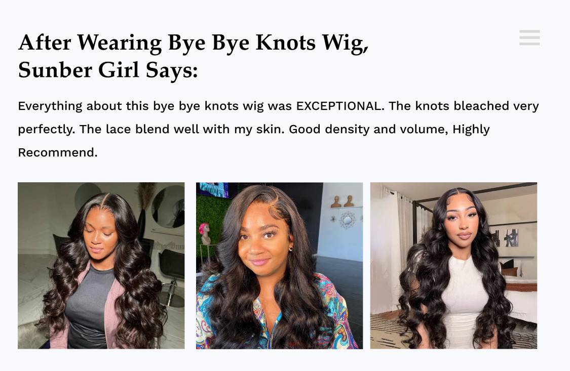 Sunber Body Wave Upgrade 7x5 Pre Cut Lace Closure Bye Bye Knots Wig Bleached Knots