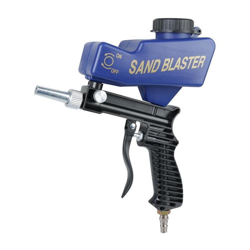 [Summervibes] Gravity Sandblasting Tools, Pneumatic Sandblasting Set, Rust Blasting Device Adjustable Blasting Machine, Pneumatic Blasting Tools Set, Professional Car Body Repair Tool, Sandblasting Accessories, Heavy Duty Pressure