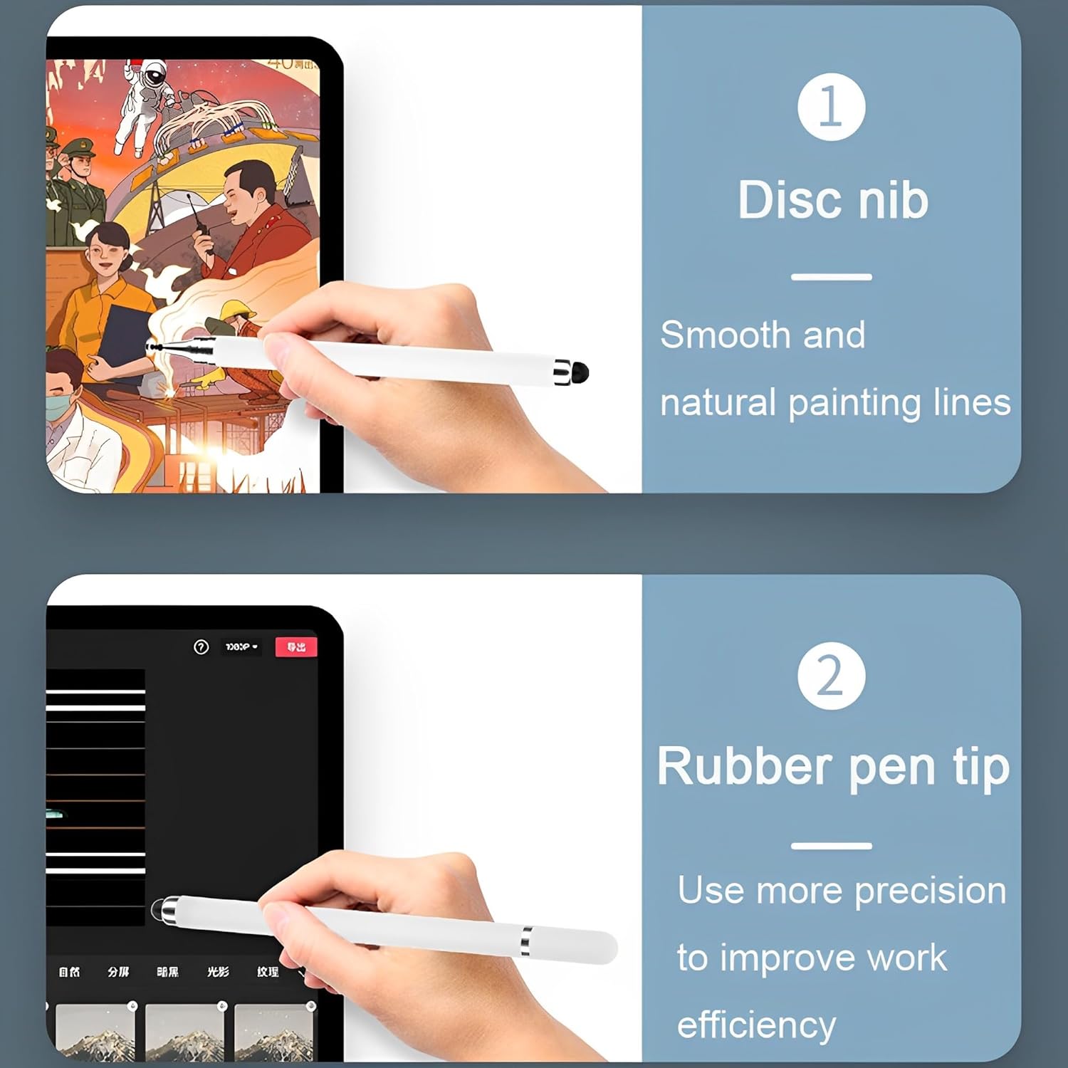 2-in-1 Stylus Pen for Screen, 3 count Universal Stylus Pen for iPad Compatible with , , iPad, Android, Tablets, Phones 2-in-1 Stylus Pen for Screen, 3 count Universal Stylus Pen for iPad Compatible with , , iPad, Android, Tablets, Phones