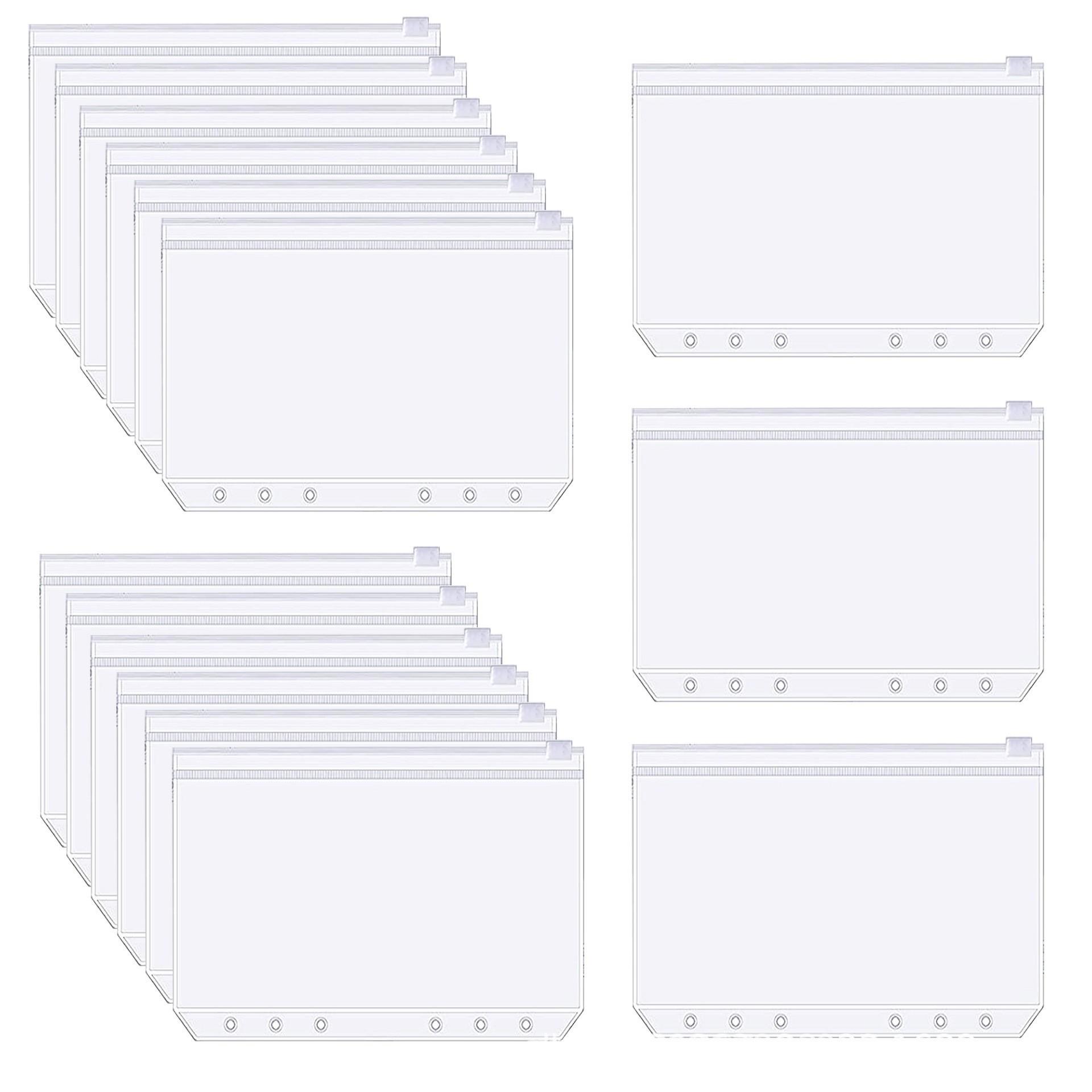 5 PVC Transparent Bags, A6 Notebook Organizer, A5 Zipper Pouch, Document Bag, Budget Book, Business Card Holder, A4 Binder Sleeve