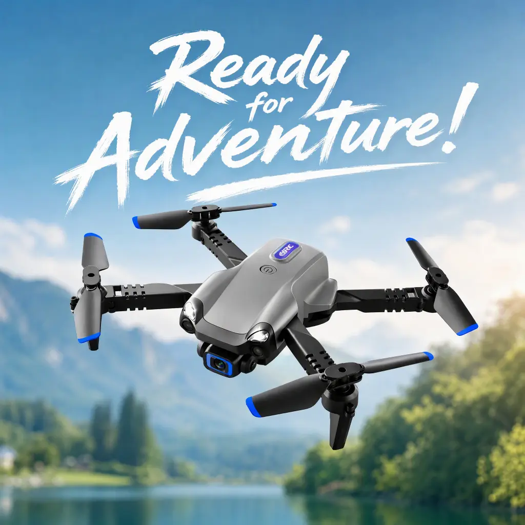 Starry Slumber-US V20 RC Quadcopter Mini Smartphone Camera Drone with Adjustable Lens, 2 Batteries, Ideal for New Users for Outdoor Photo/Video Leisure Flying (Drones & Accessories), Mini Drone, Beginner