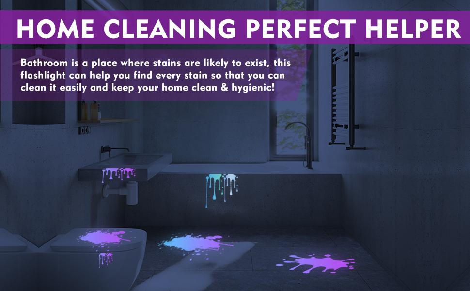 #JumpstartSale EverBrite UV Flashlight, LED Blacklight Flashlights, 395nm Black Light Flashlight for Pet Urine Detection, Scorpions, Dry Stains, Bed Bug (Batteries Included)