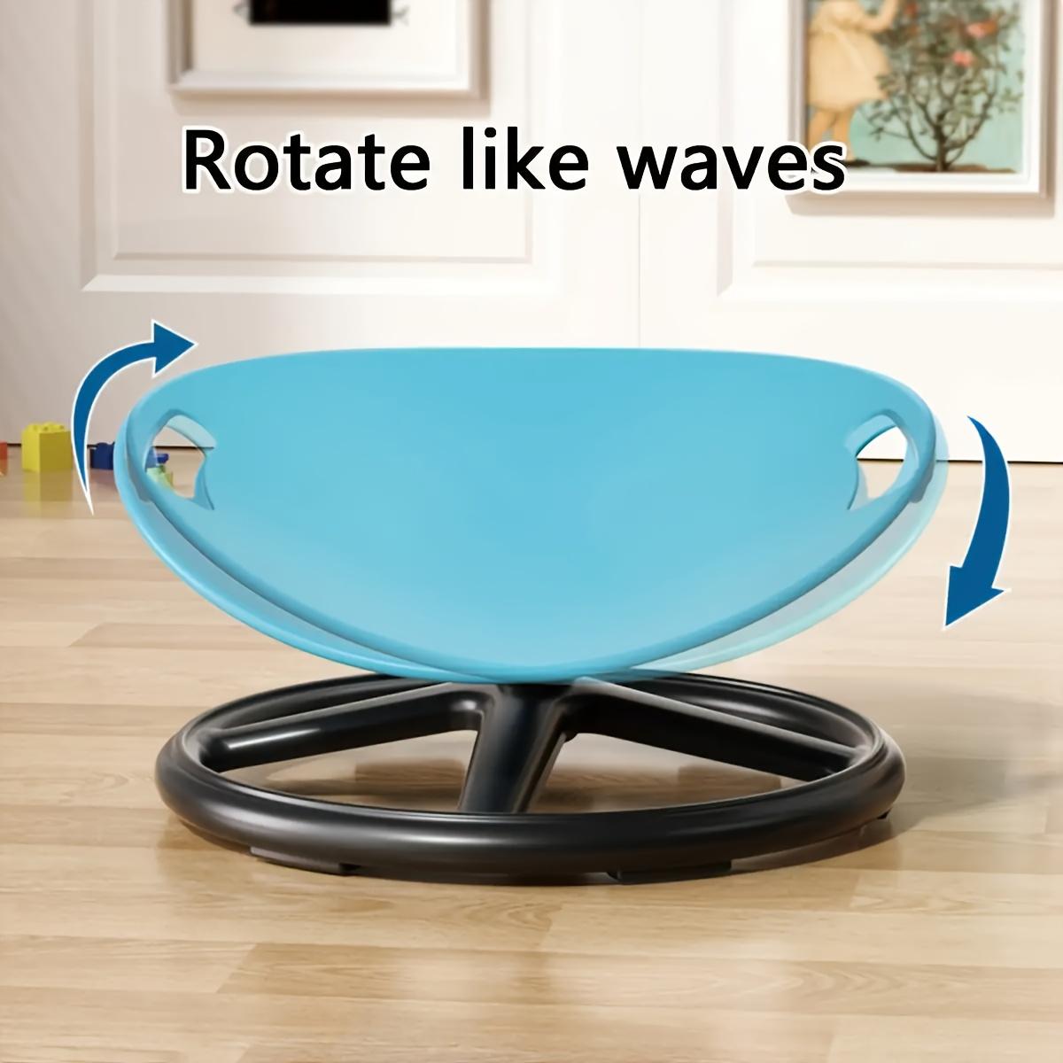 One human-shaped swivel sensory chair with an oval shell design - EU swivel sensory chair - non-slip metal base, durable plastic construction, suitable for training centers, sports facilities, and home use - enhances balance and concentration.