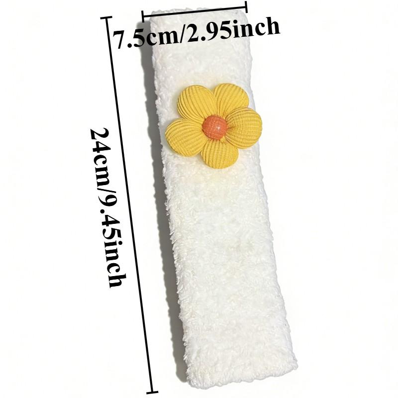 Car Seat Belt Covers 2 Pack, Creative Floral Design Shoulder Pads, Car Accessories, Back Cushion, Safety Belt Protection Pad, Premium Gift