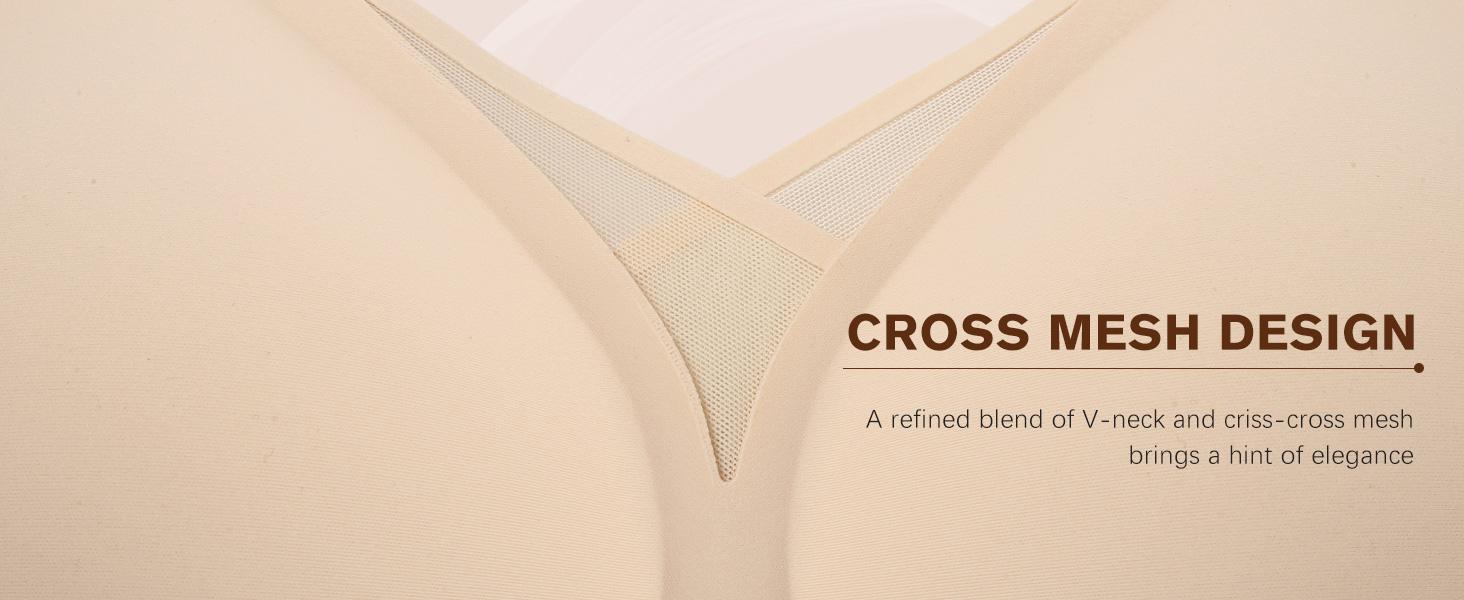 Avidlove Wireless Bras for Women No Underwire V Mesh Bralette Seamless Comfortable Bra Push Up Full Coverage Everyday Bras