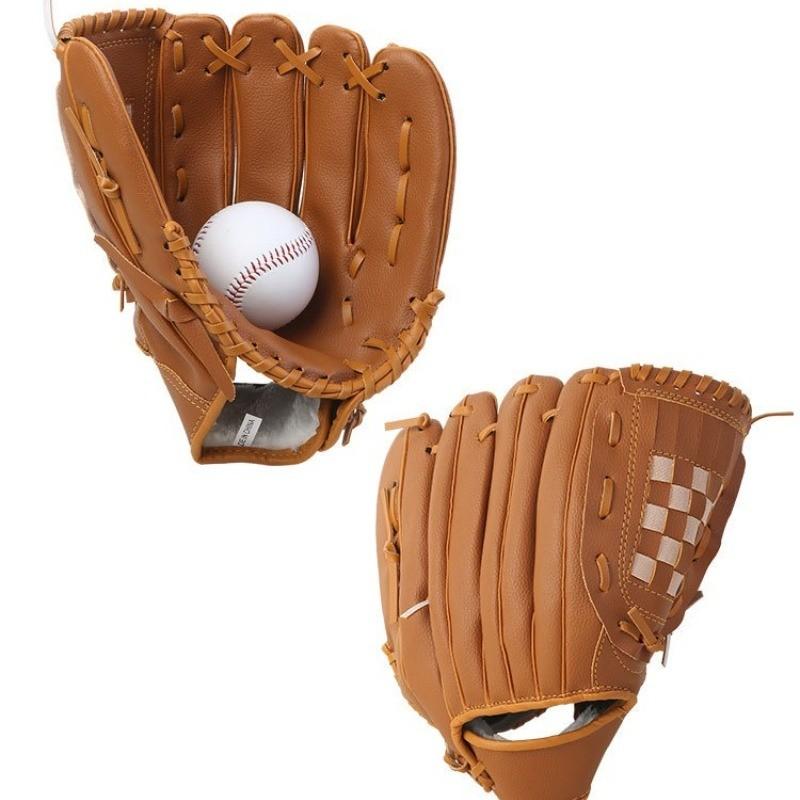 Thick Baseball Glove Set, Professional Equipment, Training Tool, Full Size for Kids, Teens, Adults, Indoor Pitcher Gloves and Ball