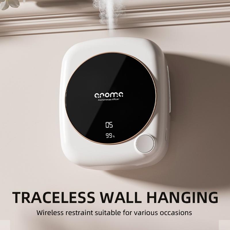 7-Level Adjustable Smart Diffuser - Suitable for Essential Oils/Perfumes, USB Rechargeable Battery Humidifier, Room Freshener, Long-Lasting Home Fragrance, Smart Timer with Adjustable Settings, Ideal Gift for Office, Bedroom, Bathroom Air Freshener