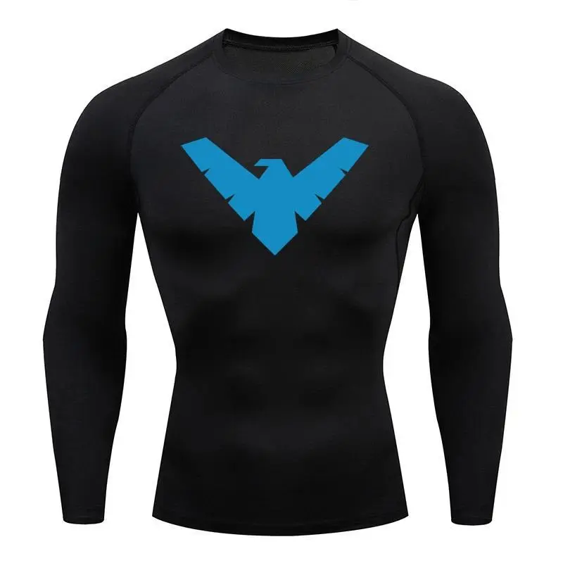 Men's Sun Protection Compression Shirt - Quick-Dry Sports Top for Running, Gym Workout (Short Sleeve)