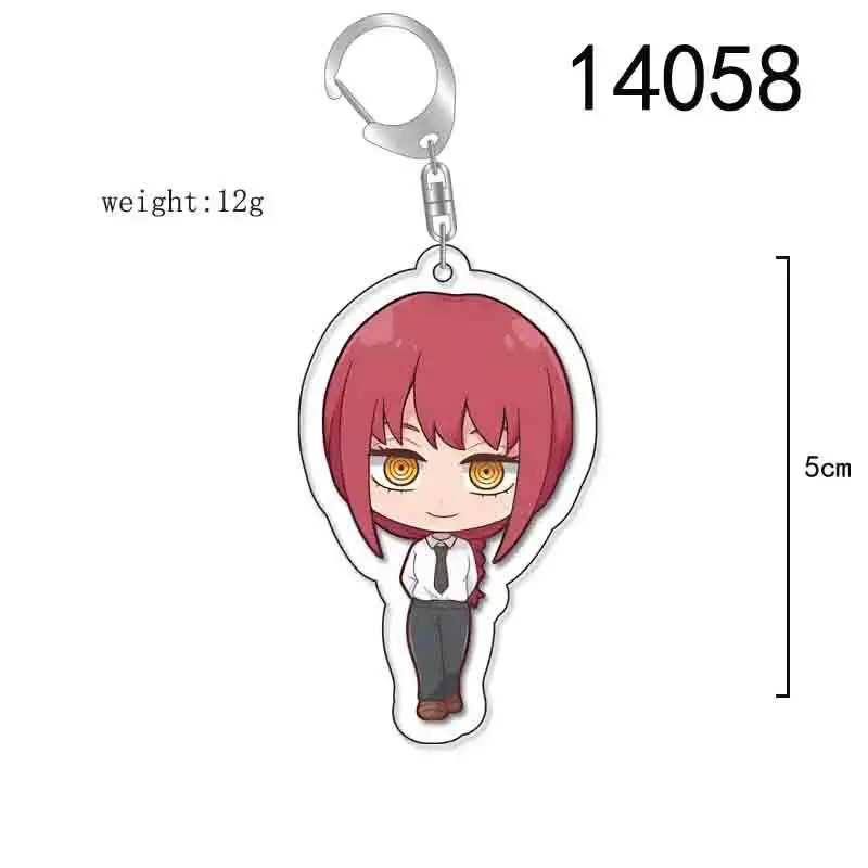 Anime Cartoons Denji Pochita Makima Hayakawa Aki Power Cosplay COSTUME Keychain Accessories Key Chain Pendant Prop Xmas Gift