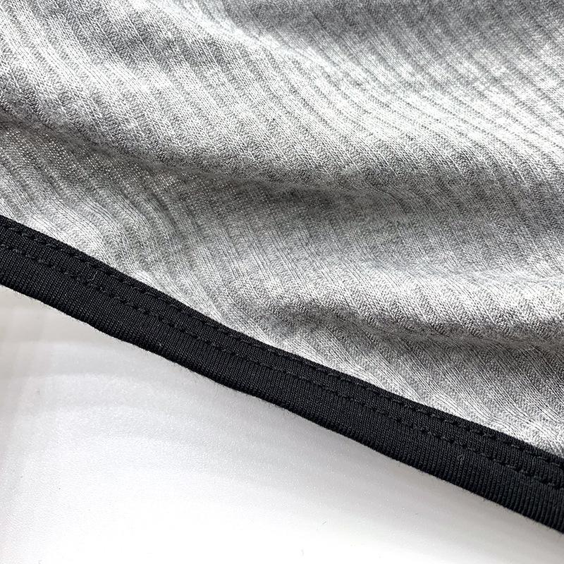 Men Ribbed Modal Breathable Low Rise Briefs Soft Stretch Underwear Lightweight Single Layer Pouch Design U Convex Bulge Fit Large Leg Opening Sexy Comfortable Classic Moisture Wicking Airy Fabric Everyday Essential Trendy Male Underpants