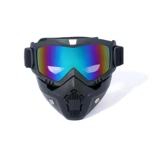Mask Goggles Harley Off-Road Motorcycle Goggles Riding Helmet Skiing Retro Glasses Motorcycle Windshields