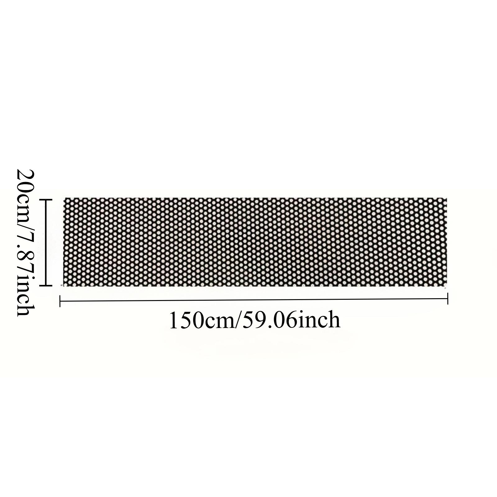 Car Windshield Sunshade Sticker, Front and Rear Window Decals, Mesh Sunscreen Film, Self-Adhesive, Fits Sedans Suvs Vans, Summer Essential