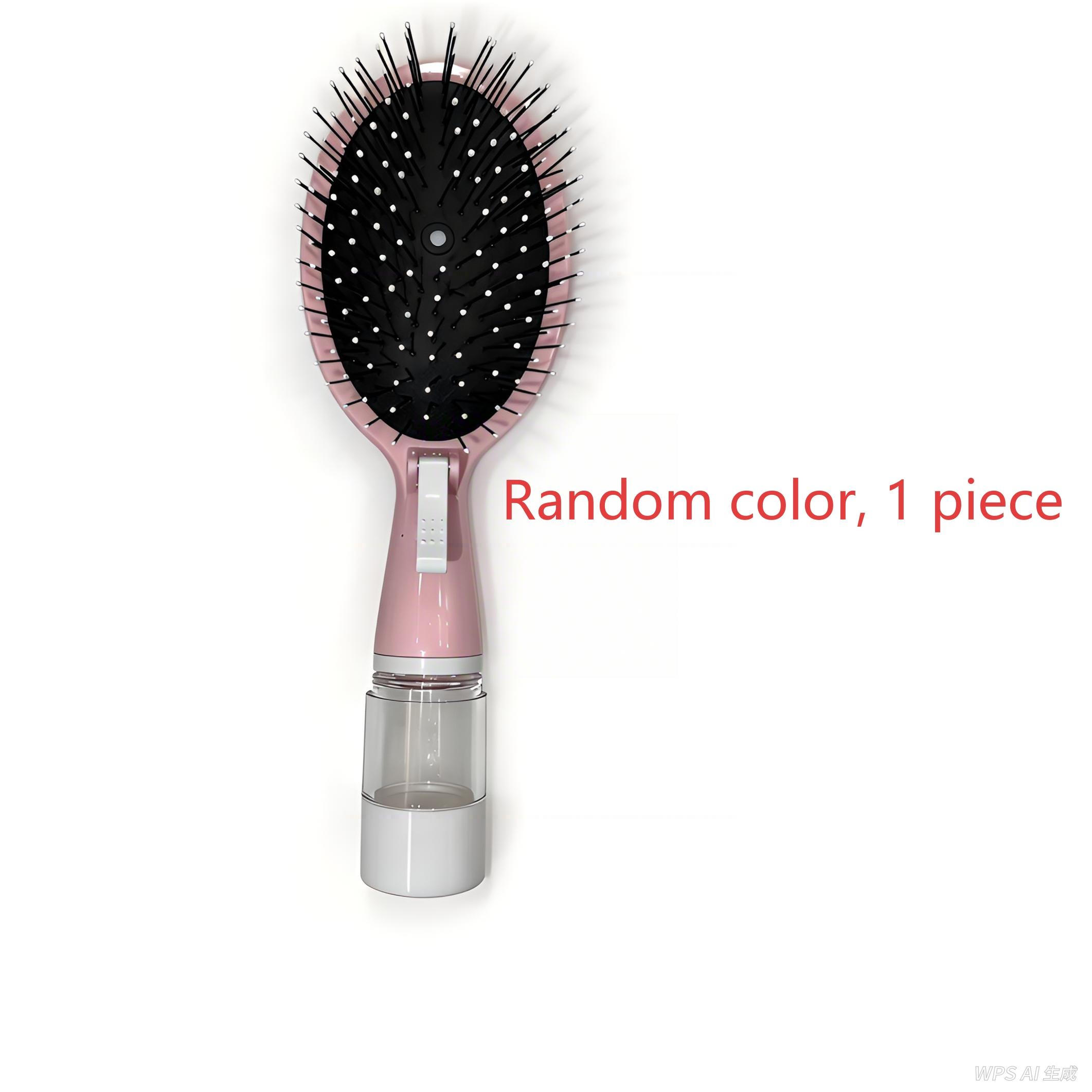 Two-In-One Spray Cushion Comb with Mist Function, Anti-Static Detangling Brush, Dry Wet Use Scalp Massager, Professional Hair Styling Tool, Anti Static Hairbrush, Anti Tangle Brush