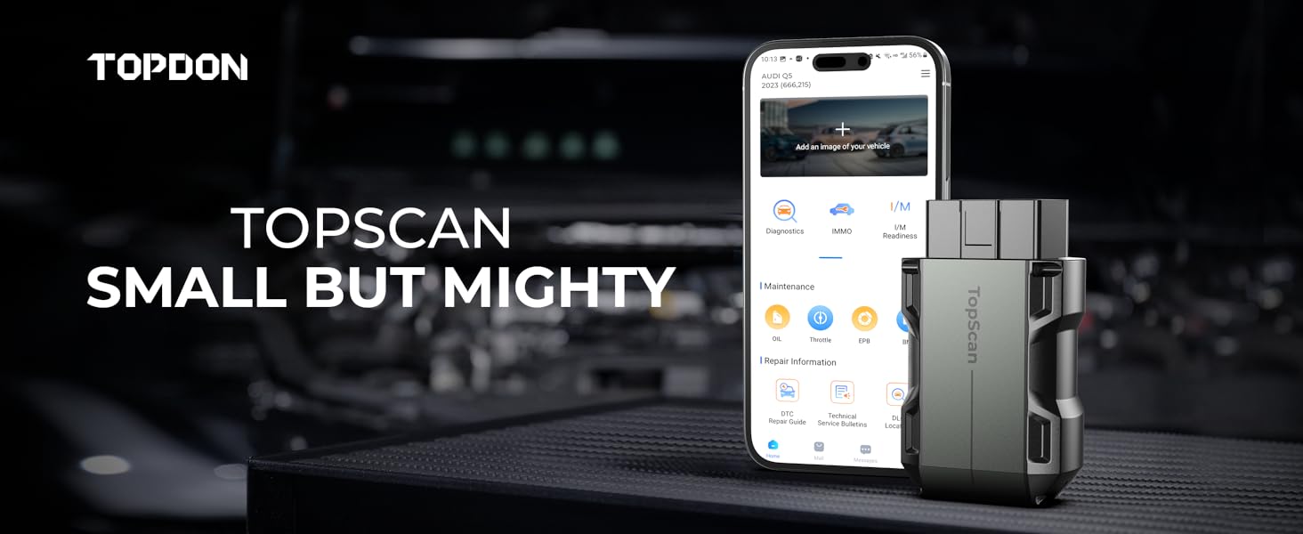 TOPDON TopScan OBD2 Scanner Diagnostic Tool Full System 8+ Popular Functions Bi-directional Control For vehicle TOPDON TopScan OBD2 Scanner Diagnostic Tool Full System 8+ Popular Functions Bi-directional Control For vehicle