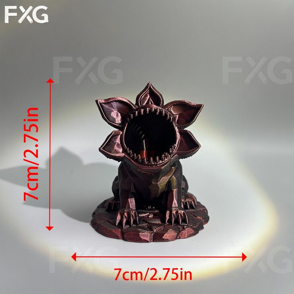 Horror Monster Figurine, Dark Forest Zombie Flower Statue, Home Living Room Desktop Decoration, Halloween Office Decor, Unique Scary Sculpture