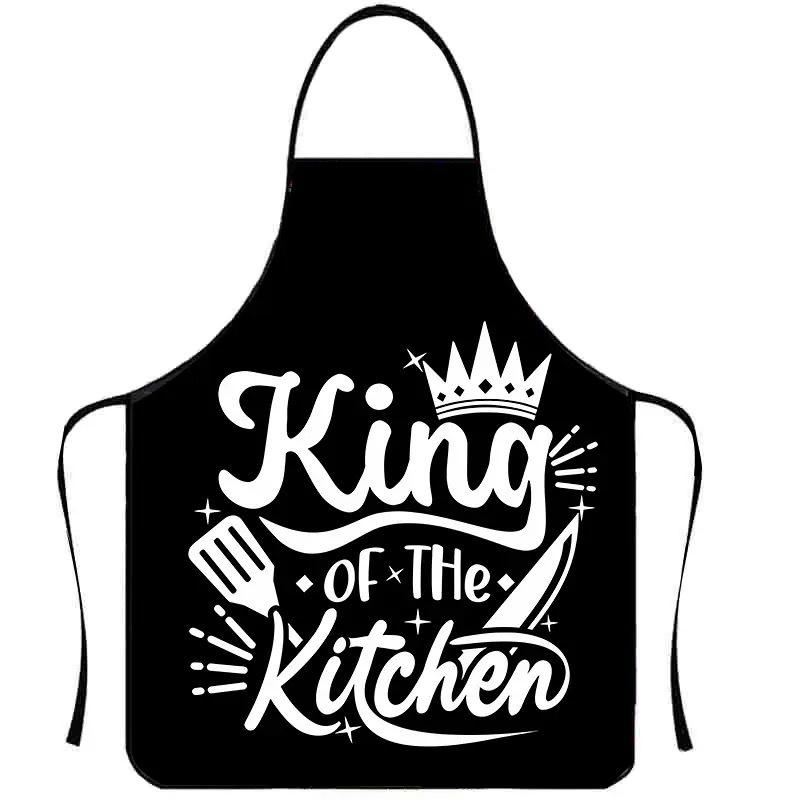 Waterproof Apron for BBQ Father's Day Party Workwear Stain Resistant Cooking Kitchen Aprons