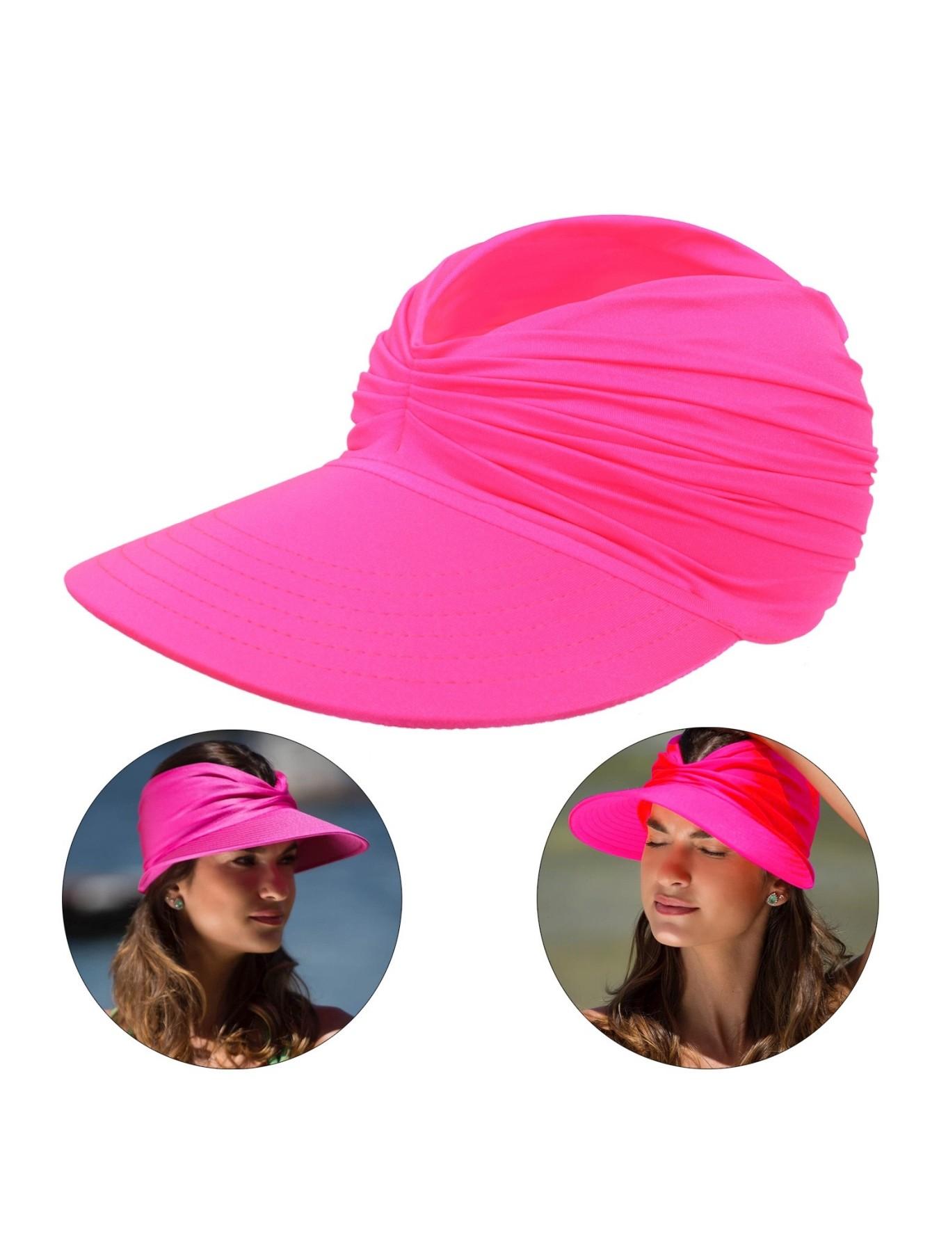 Women's Sun Protection Wide Brim Hat, Casual Outdoor Beach Sun Hat for Women & Girls, Fashion Accessories for Traveling & Beach Party