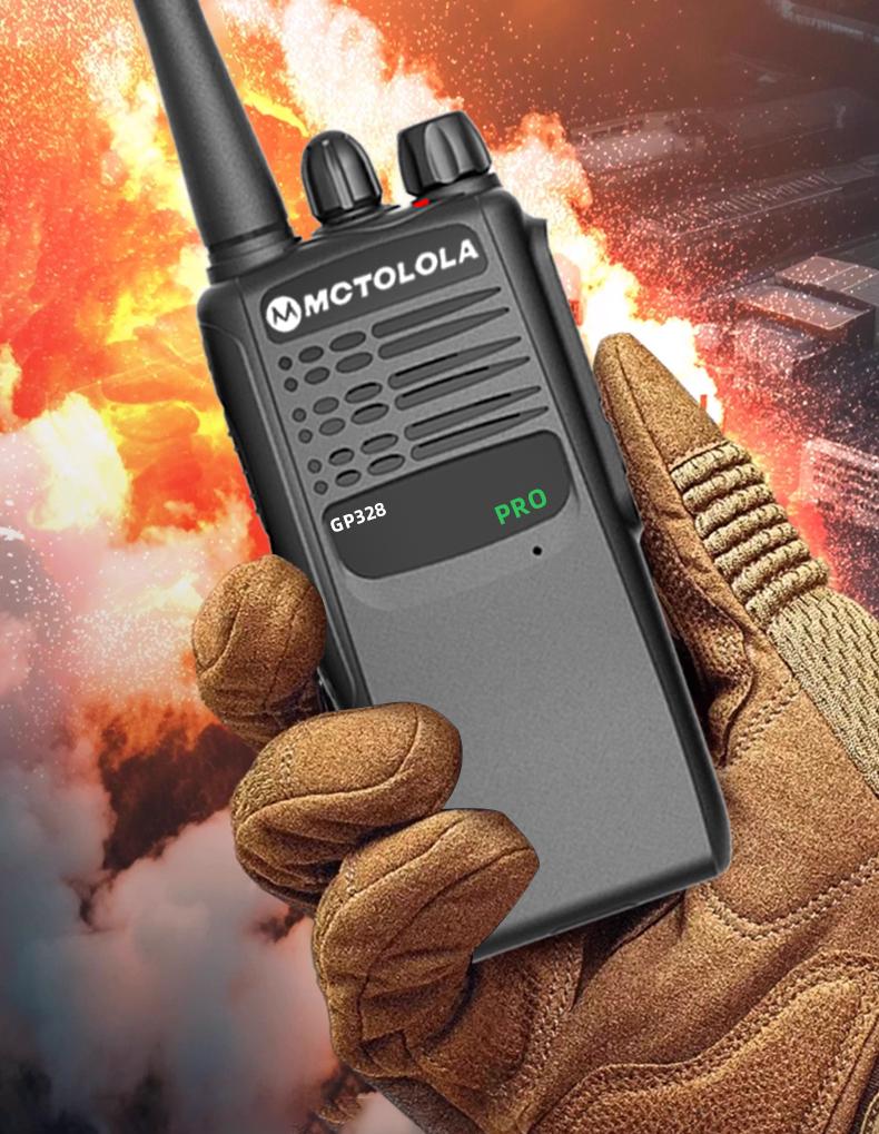 GP-328 dustproof and explosion-proof 10W high-power communication, 6000mAh large capacity battery with long battery life, suitable for industrial two-way radio walkie talkies in chemical plants, refineries, and natural gas plants
