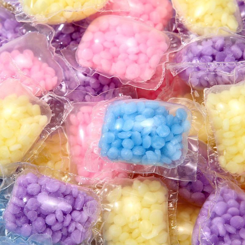 100pcs Laundry Scent Beads, Long-Lasting Fragrance Softener, Odor Eliminator, Color Protection, Fabric Freshener Granules, Home Use