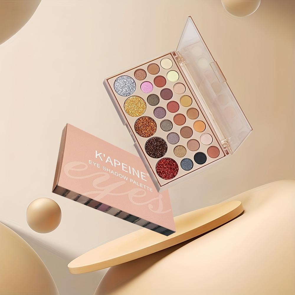 K'apeine 29 Color Dreamy Shimmering Eyeshadow Palette 03#, Matte & Shimmer Multitone Shades, Perfect for Daily & Holiday Makeup, High Value Eye Shadow Set