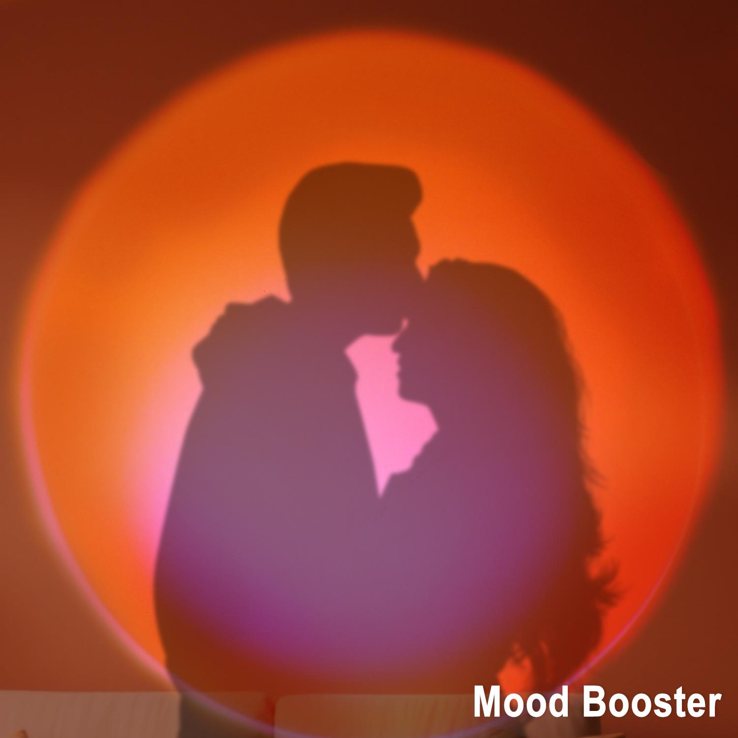 Fall Sunset Lamp Projector Light 180° Adjustable Sunset Mood Lamp, 4 Modes, Remote Control RGB Ambient Night Light for Bedroom, Gaming Room, Live Streaming Photography & Parties Home Wall Decor Party Led Lighted Gift Led Multi Multifunction Rgb Colors