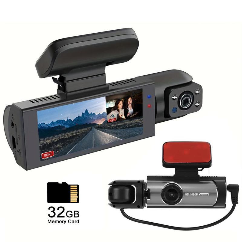 3.16 Inch Screen Car Dashboard Camera, 1 Count 1080P HD Night Vision Loop Recording DVR, G- sensor Dash Camera for Car, Truck, Suv, Motorcycle