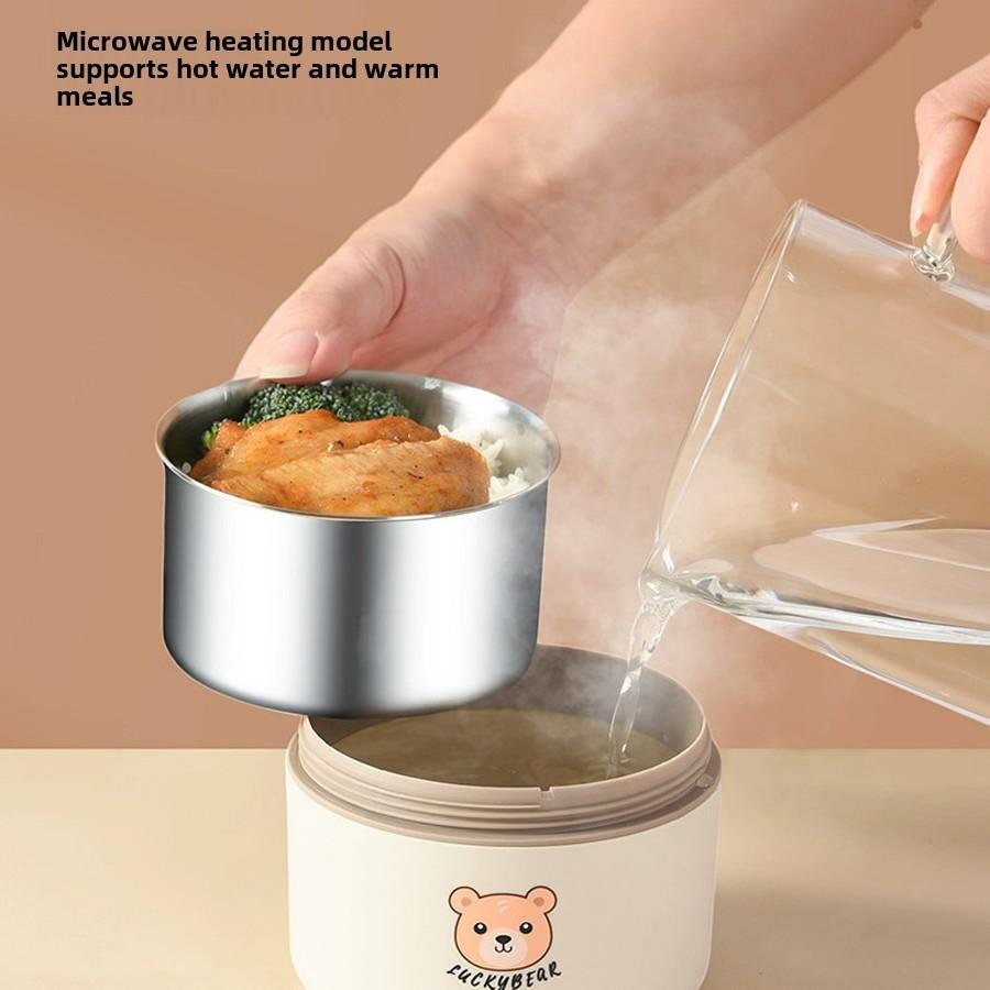 3 piece stainless steel lunch box,🍗🥦🍓🍲 multi-layer insulated portable outdoor food container with bag, sealed lid, suitable for office use and travel. Lunch Box for Work Stay Healthy & Organized ! Ideal for School Office Camping Outdoor Meals portable