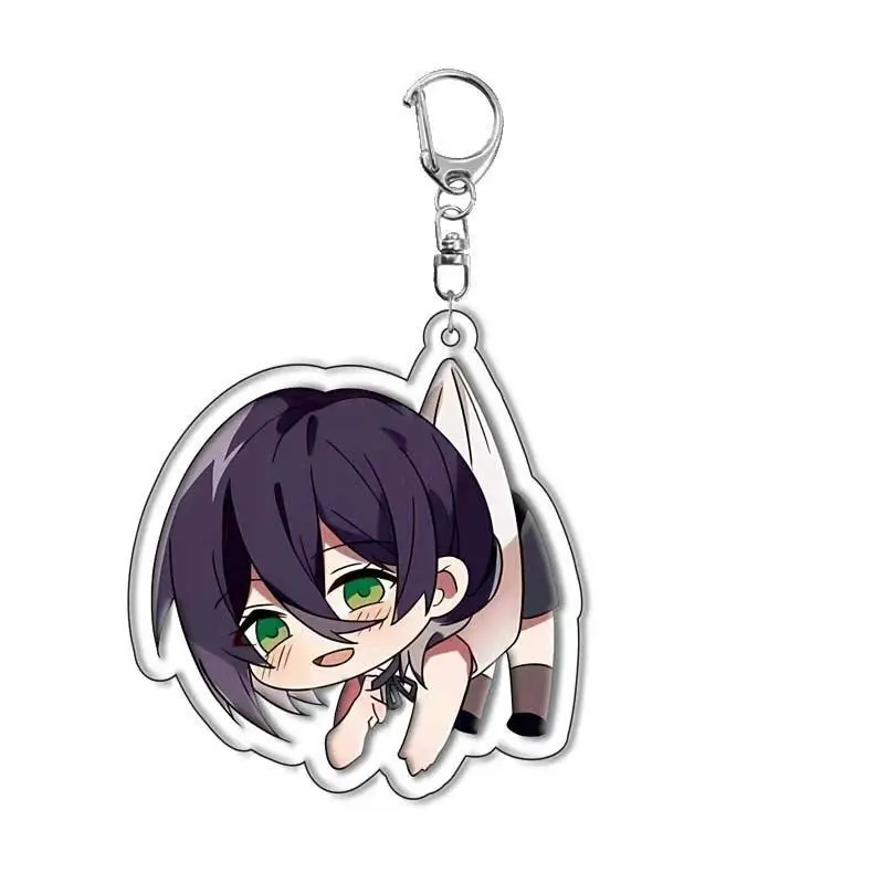 Anime Chainsaw Man Pochita Acrylic Keychain Pendant Figure Model Merchandise Ready to Ship Cross Border Wholesale Dropshipping