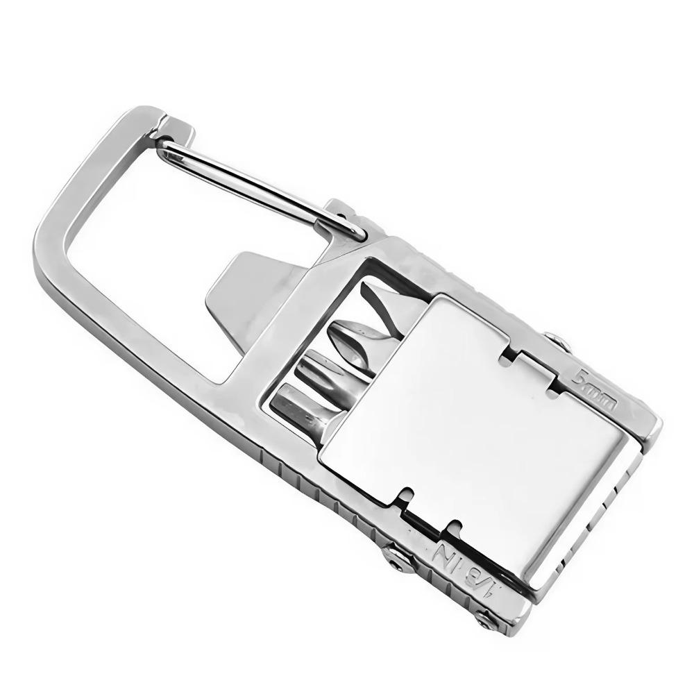 13-in-1 Multitool Keychain: Portable Screwdriver Set with Bottle Opener, Wrench, Survival Tools for Camping Hiking Emergency Repair, car Home Diy edc gear, durable anti-loss keychain accessory