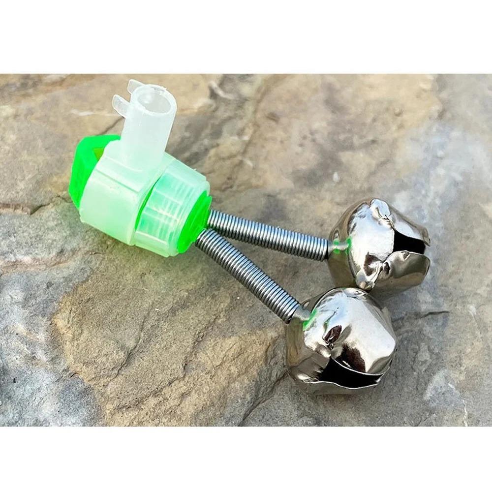 High Sensitivity LED Bite Alarm with Night Glow, Spiral Lock Rod Tip Design, Portable Fish Detector Alert, Professional Fishing Gear Upgrade Tool for Night Sea and River Fishing