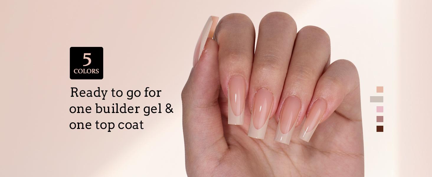 BTArtboxnails XCOATTIPS French Tips - 150pcs Fall Press On Nails Square or Almond or Coffin, Skin Tones Long Fake Nails, Soak Off Soft Gel Acrylic Nail Extensions Outdoorfun Beauty Products