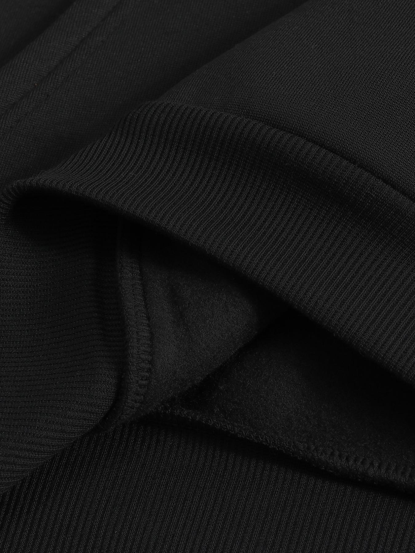 Men's Long Sleeve Hooded Fleece Sweatshirt, Mexican Pattern Print, Loose Fit Drop Shoulder Design, Casual Daily Wear, Comfortable Fashion Pullover