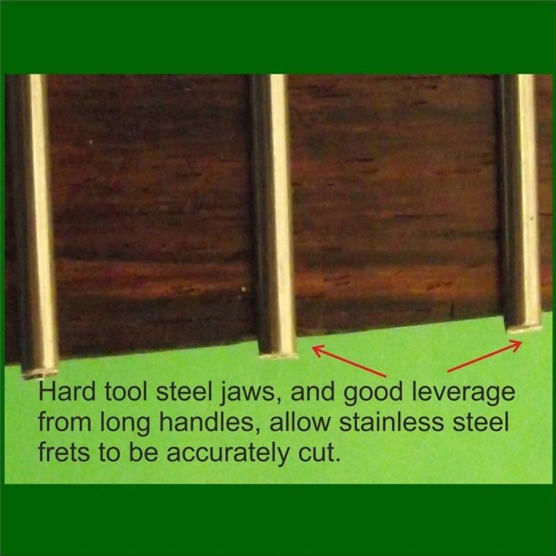 1pc Precision Carbon Steel Guitar String Cutter - Accurate Fret Cutting and Repair Tool for Luthiers and Musicians - Durable and Reliable with No Case or Bag Included