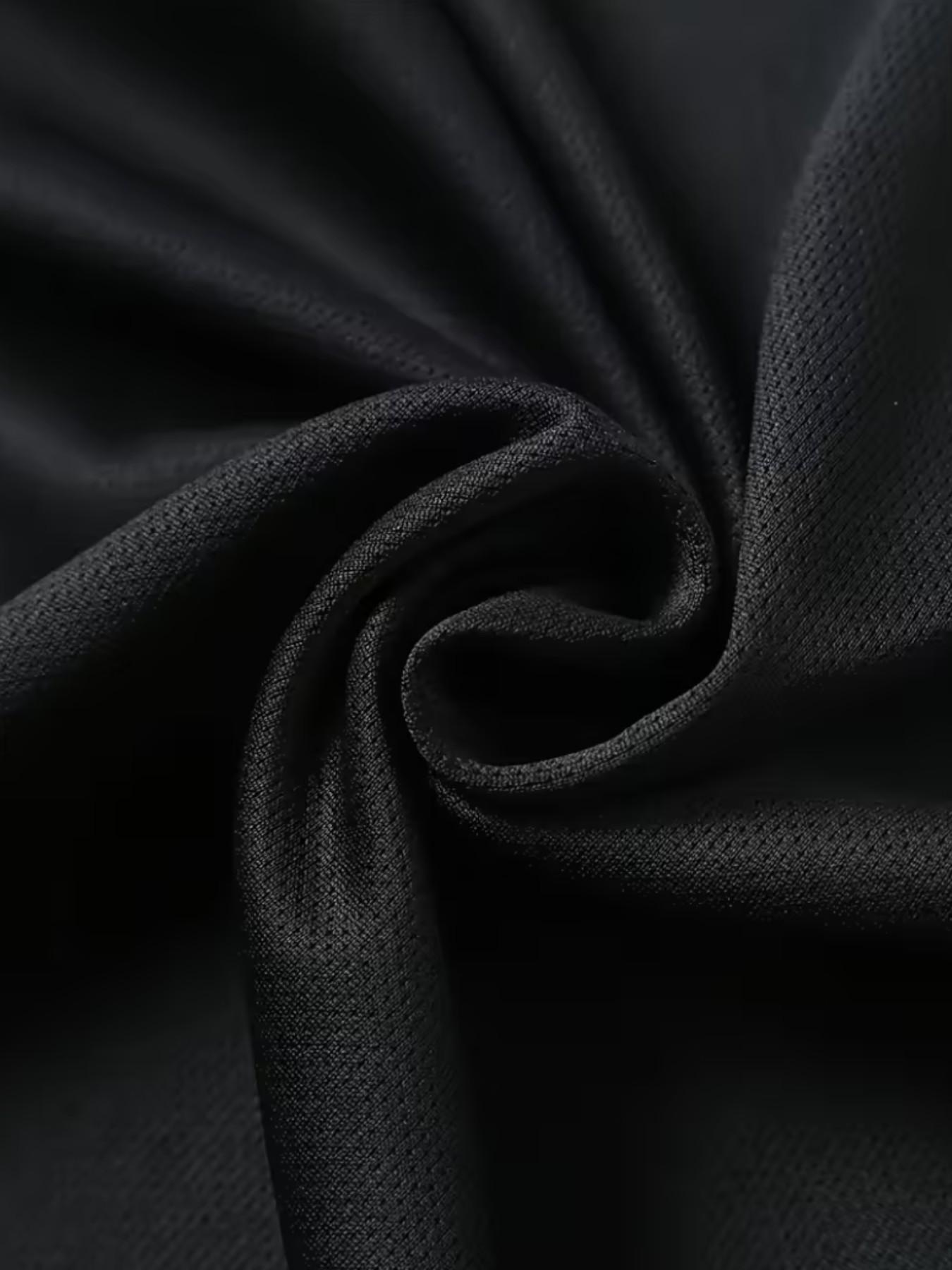 Men's Short Sleeve Sporty Top, Quick-Dry Breathable Knit Fabric, Iceland Print, Ideal for Gym, Running, Boxing, Outdoor Activities