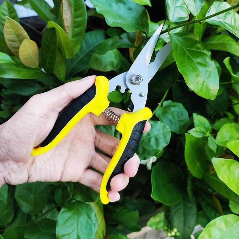[Hot Sale] 3pcs Multipurpose Stainless Steel Garden Pruning Shears Set Sharp Durable for Fruit Tree Branch Cutting Limb Branch Cutter
