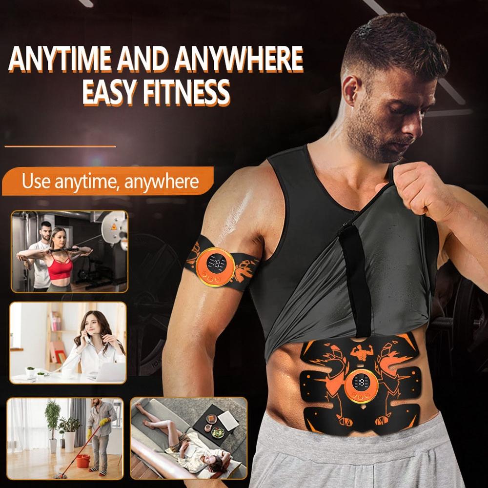 Abs Stimulator Abdominal Machine, Abdominal Trainer for Home Office, Men and Women, Arm and Leg Exercise Equipment, Hzh-001 Model