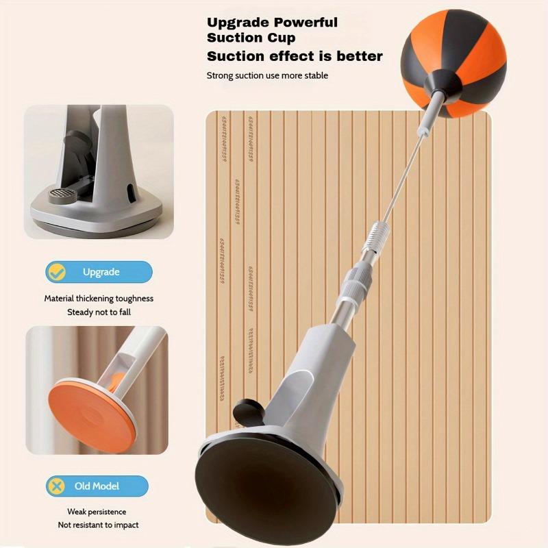 An indoor boxing reflex ball designed to train your reaction skills. The high-quality standing speed ball is equipped with a powerful suction cup, suitable for adults to conduct boxing training and fitness exercises.