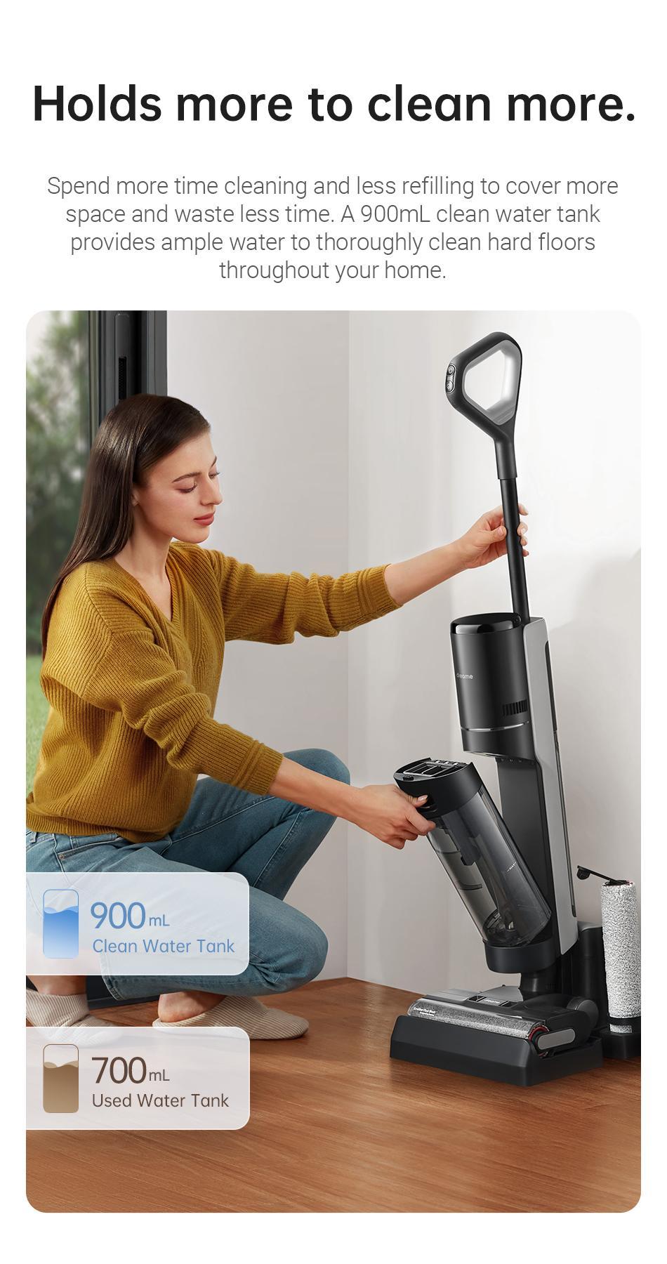 【LIVE】Dreame H12 PRO Wet Dry Vacuum Cleaner, Rechargeable Cordless for Hard Floors,One-Step Edge to Edge Cleaning with Hot Air Drying Vacuum Mop Combo