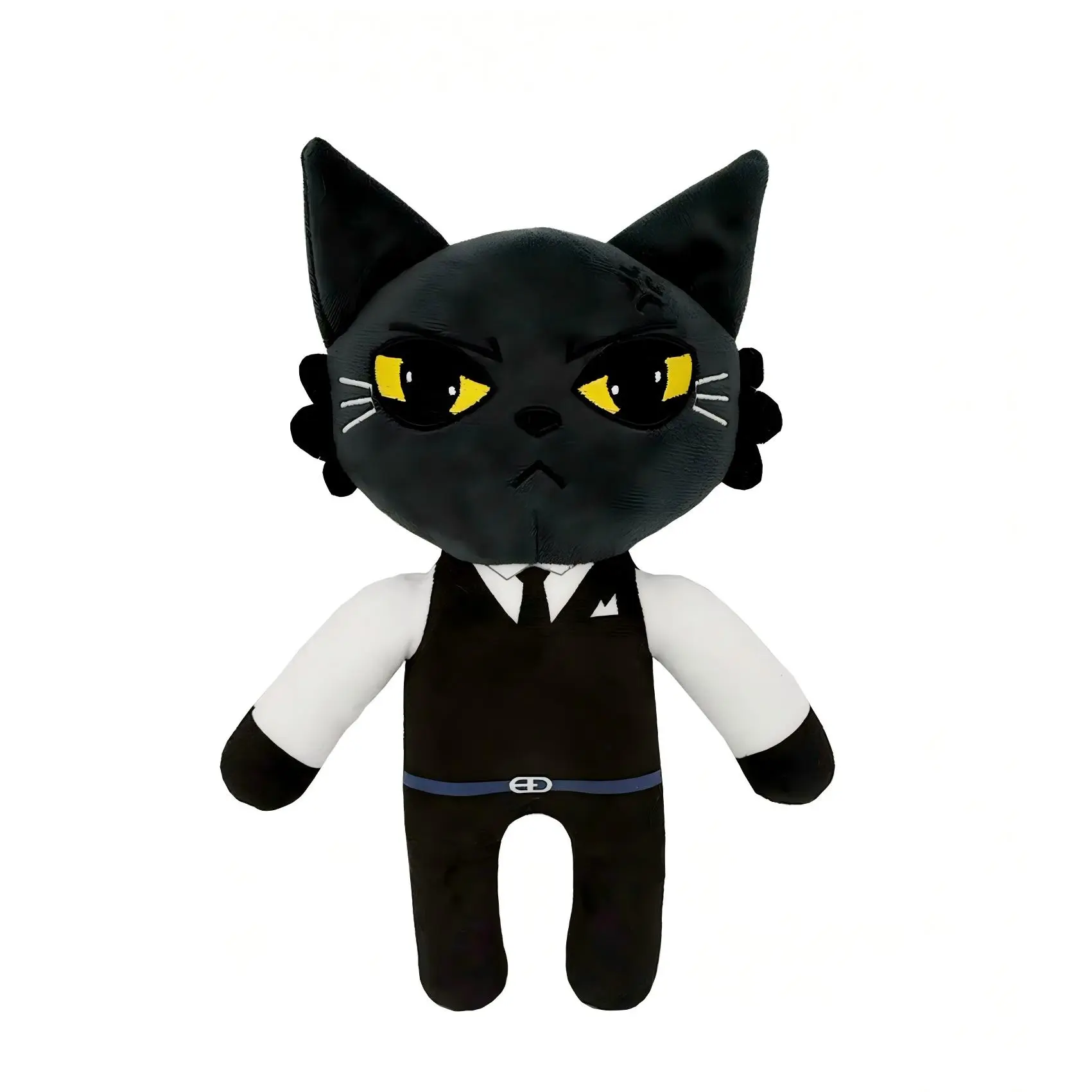 Half-closed eyes, gray cat