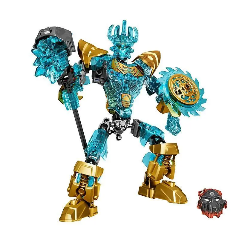 2026 Hot selling toys 2025 Bionicle Mask Maker Building Blocks Ekimu Umarak Tahu Building Blocks Monster Combined Warriors Bricks Toys For Boys Gifts Internet-famous toy