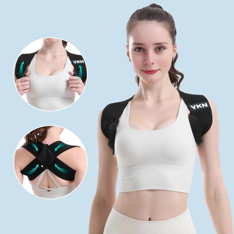 VKN Fitness Heavy Shoulder Straps, Open ShoulderAssist Straps, Bench Presses,ShoulderTraining Straps, Press Lifts,Chest Straight, Straight BackAssist Straps AdjustableBack Brace Adjustable Posture