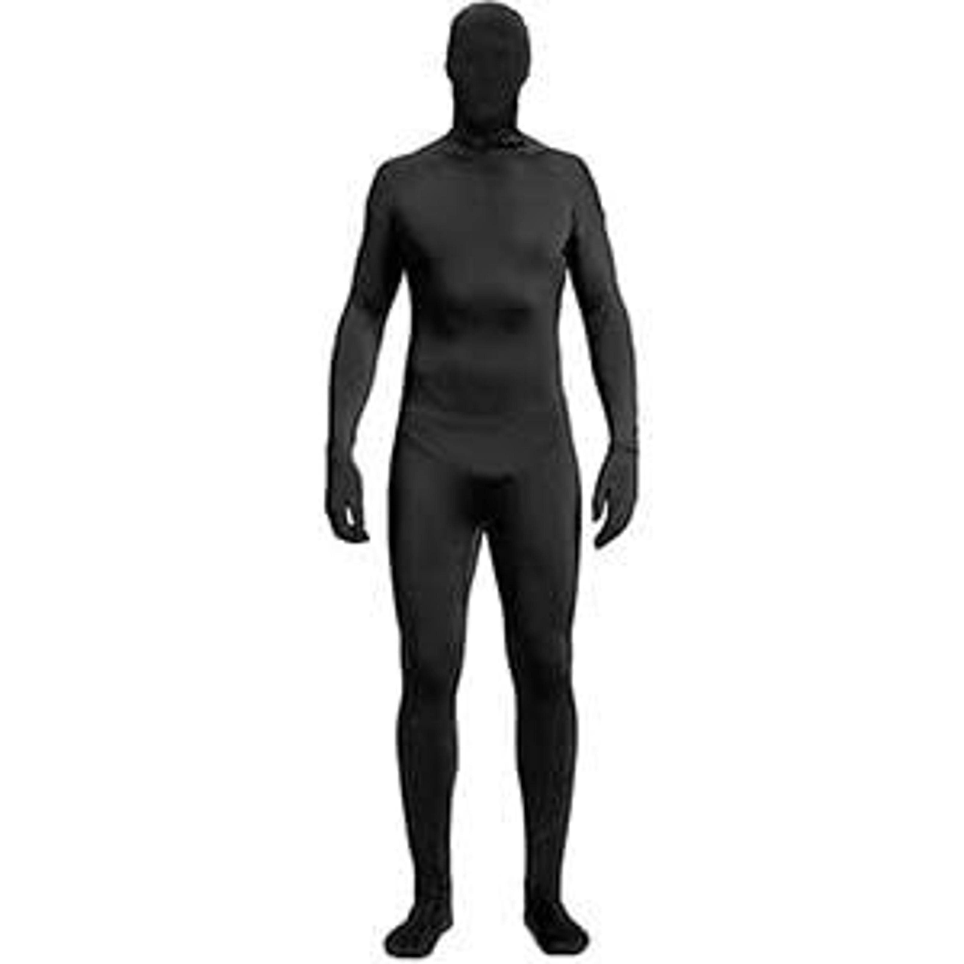 Unisex Spandex Stretch Zentai Bodysuit Costume with Zipper Helper for Adults, Disappearing Man StyleGift