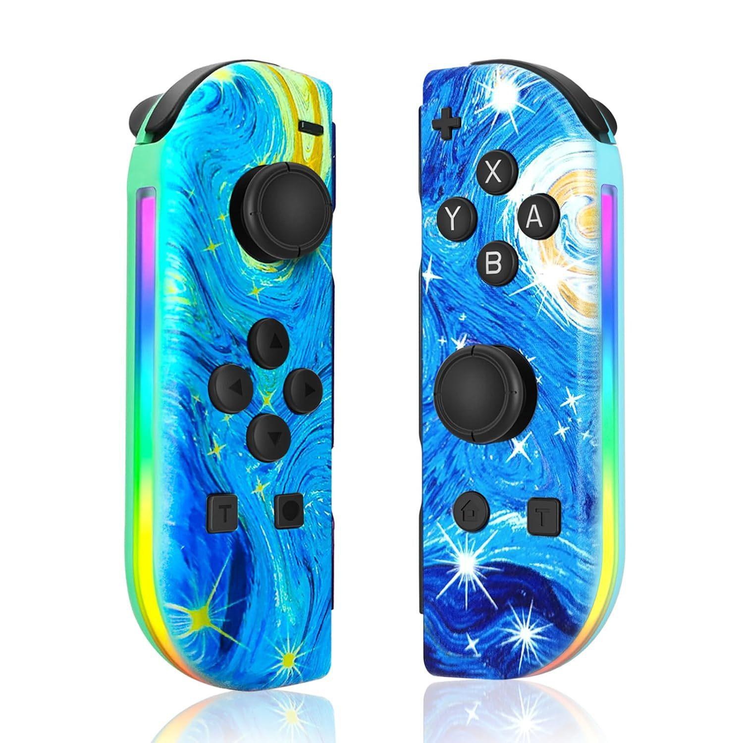 Wireless Controller for Nintendo Switch/lite/oled, DualVibration Function Replacement Parts, Wake-Up SwitchButton Design, Wireless Gaming Controller, Wireless Game Controllers