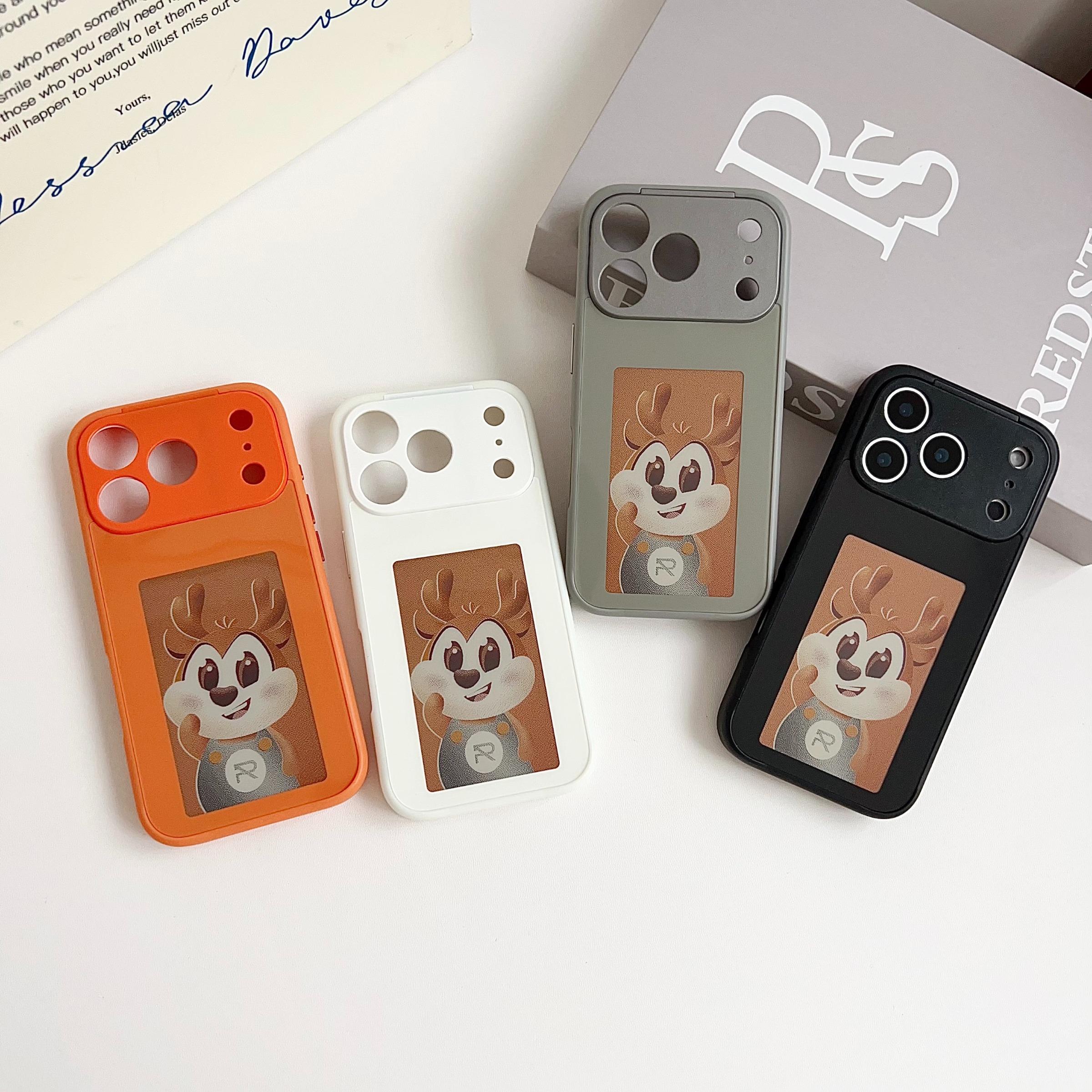 NFC Ink Screen Phone Case, Change Photos Anytime, APP DIY Display, Personalized, Ai Generated Photos, Four Color Screen, Fun Gift, iPhone Series, Accessories