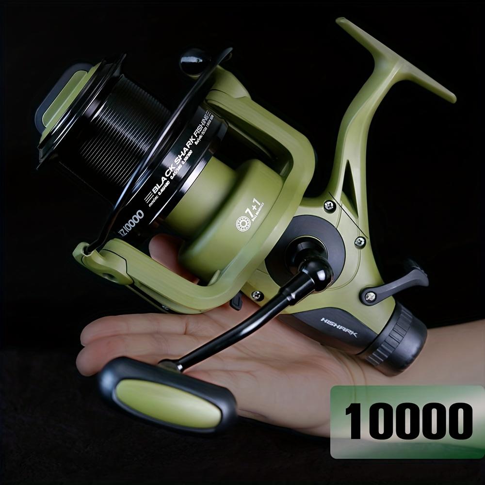 Bakawa Fishing Reel, Stainless Steel Series, 4.7:1 Gear Ratio, Carp Fishing Reel, Model 6000-12000, Durable Design for Anglers
