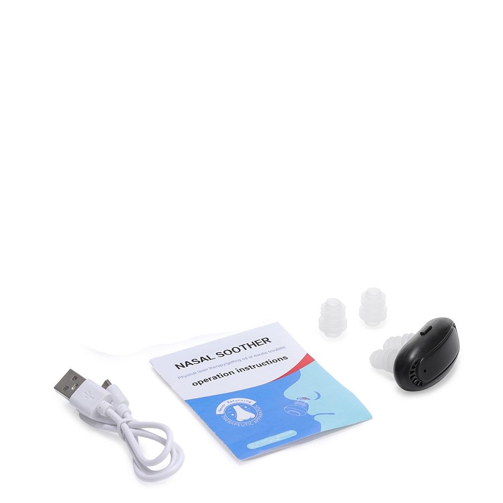 Light Nasal Soothing Device, Nose & Sinuses Discomfort Nasal Soothing Device for Congestion Nose Care with 4 Silicone Sleeves