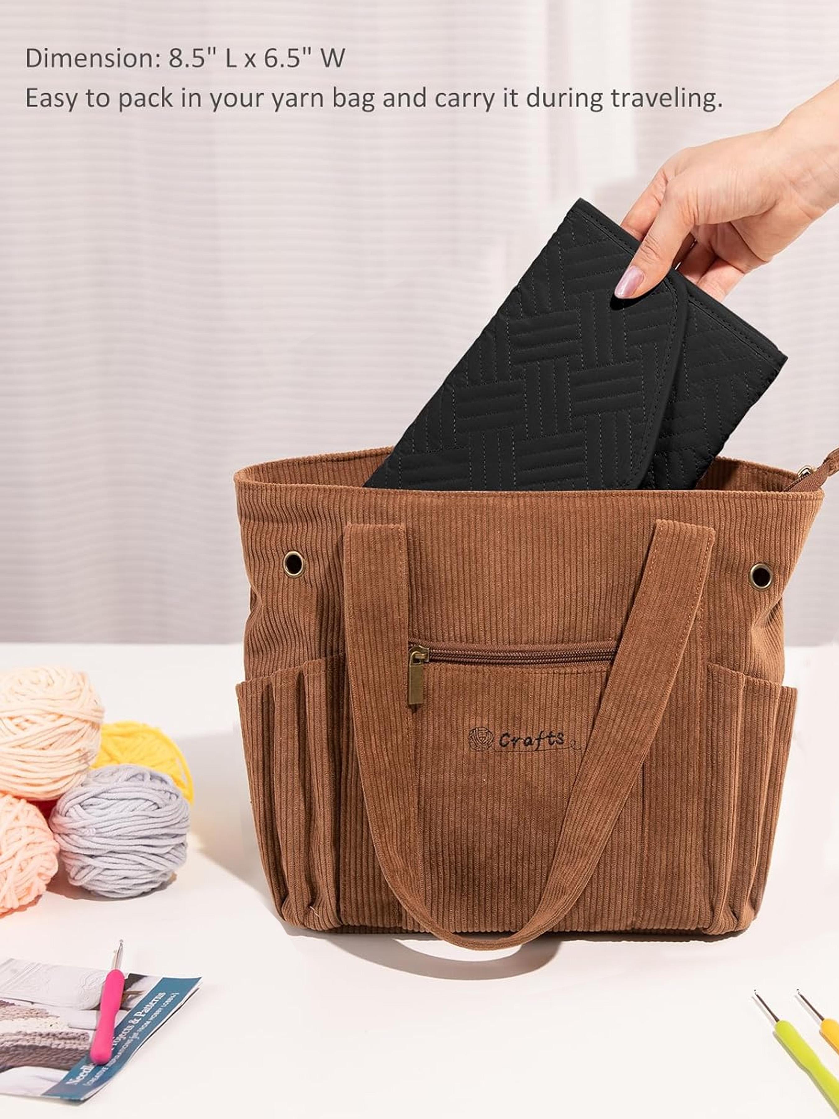 Crochet Hook Case - Foldable Organizer - Knitting & Crochet Supplies Holder